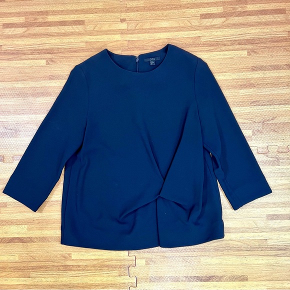 COS Twisted Knot Front Top, 6 - Picture 7 of 14